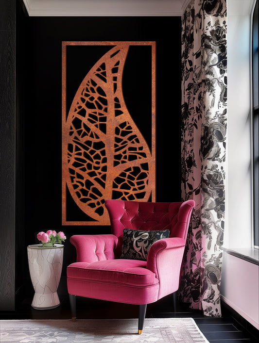 Nature scenery Rust Metal Sign