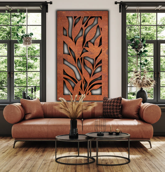 Nature scenery Rust Metal Sign