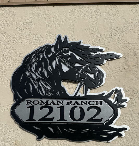 3D Custom Metal Horse Address Signs TRIPLE LAYERED
🎁 Ideal for any occasions!
