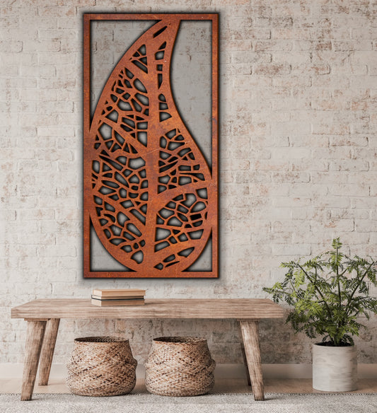 Nature scenery Rust Metal Sign