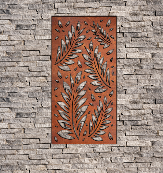 Nature scenery Rust Metal Sign