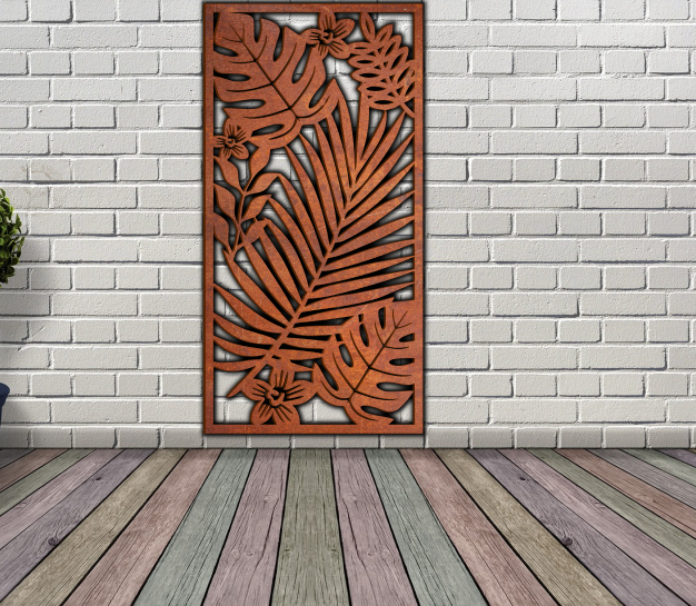 Nature scenery Rust Metal Sign