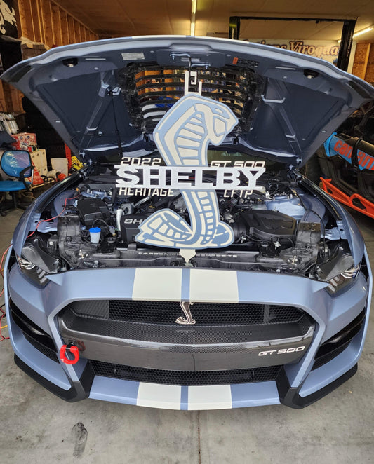 2022 Heritage Shelby hood prop/sign