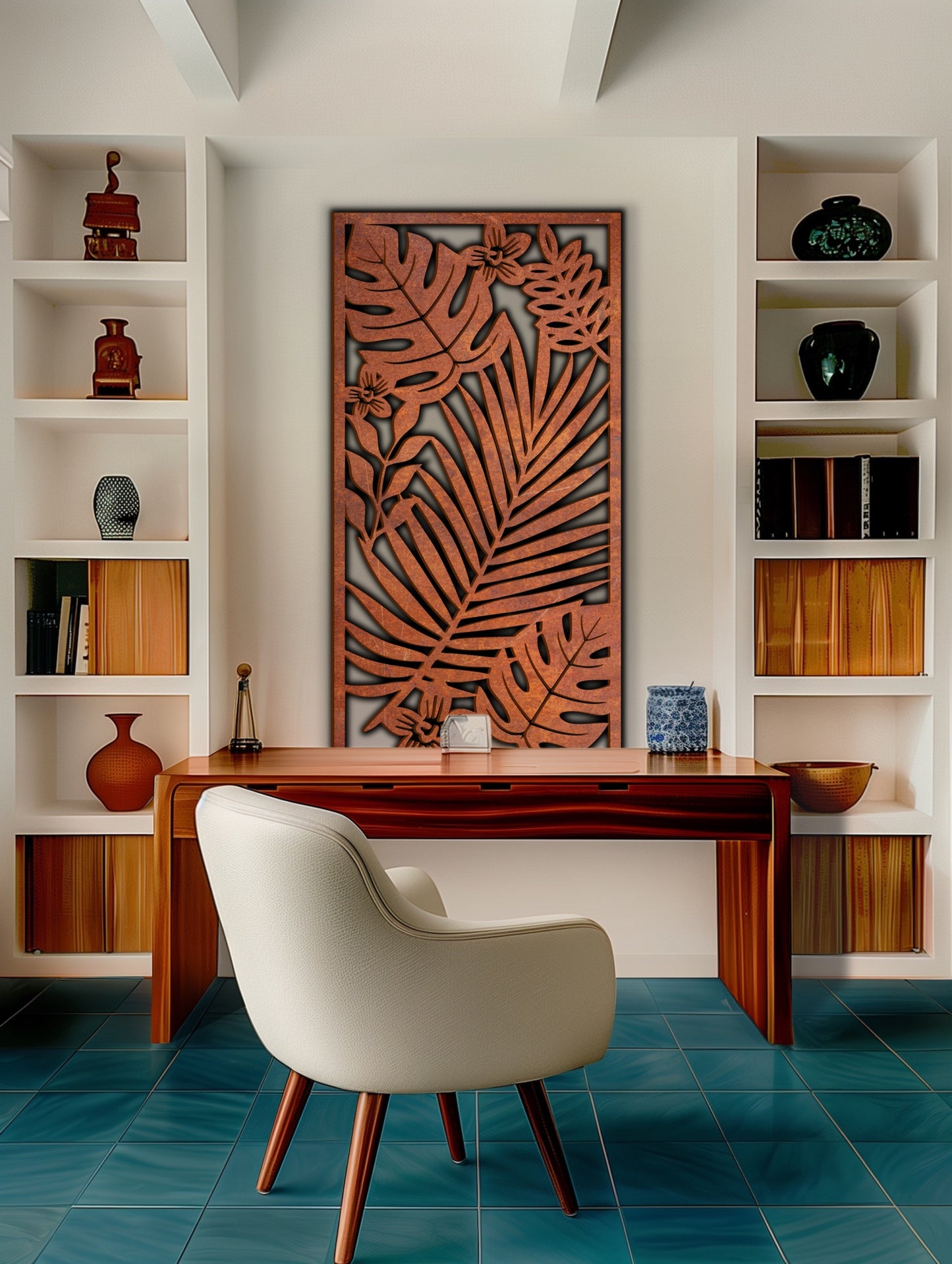 Nature scenery Rust Metal Sign