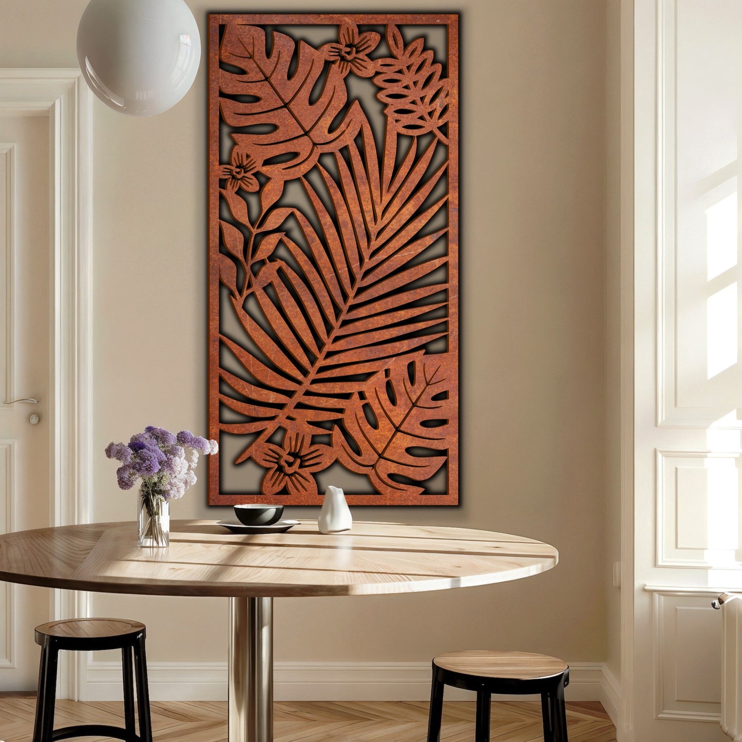 Nature scenery Rust Metal Sign