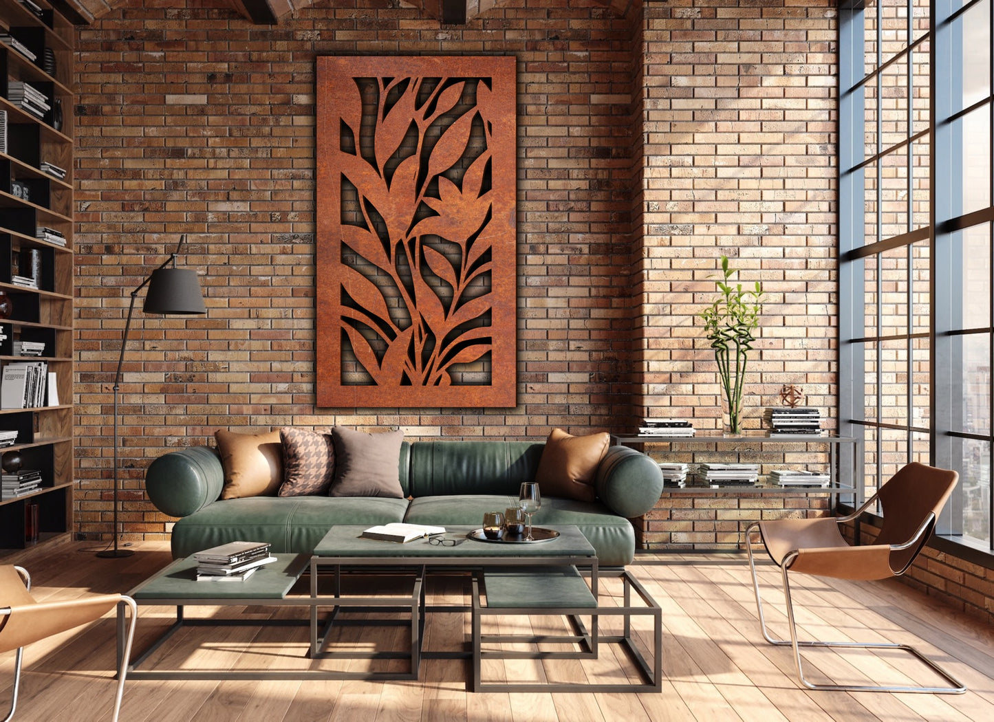 Nature scenery Rust Metal Sign