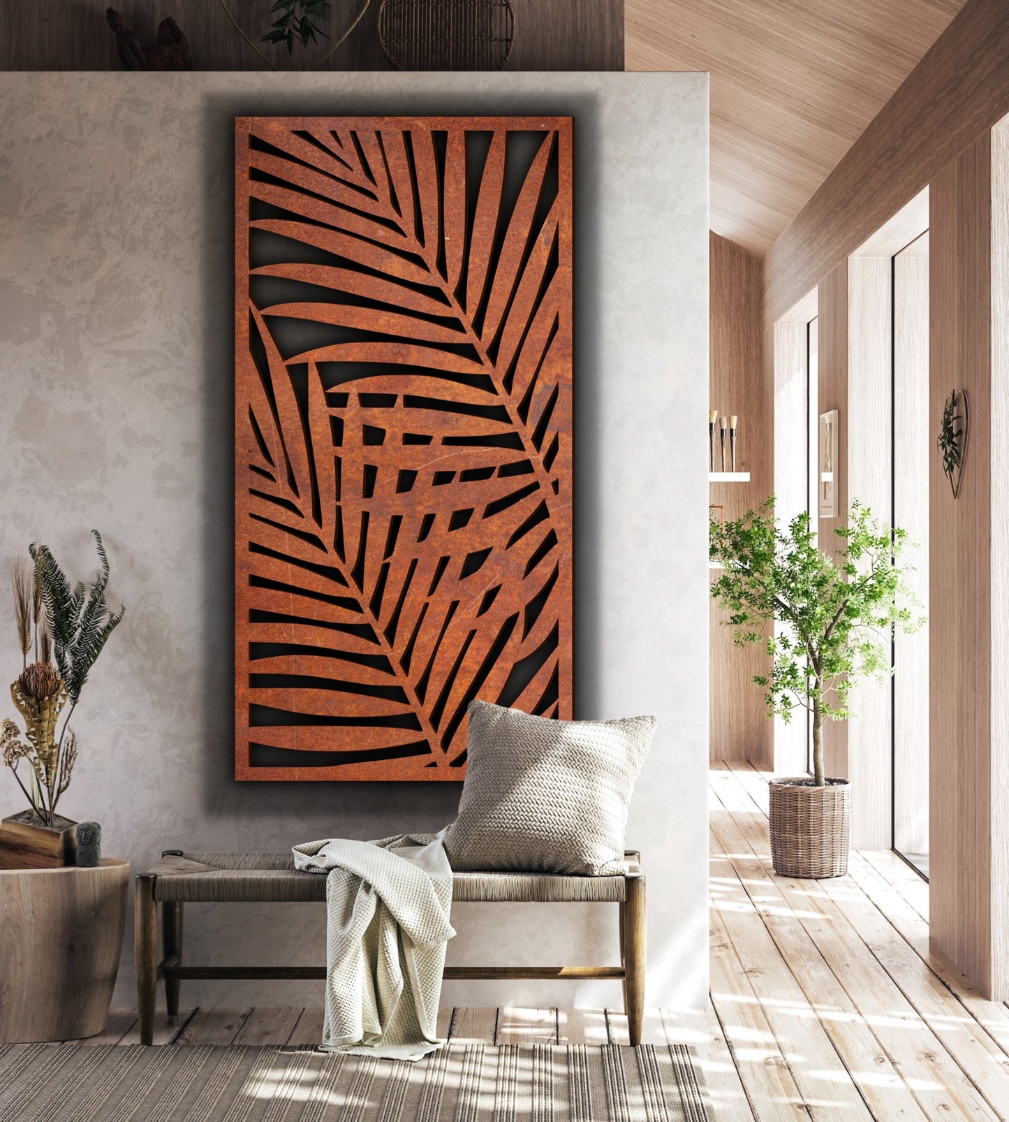 Nature scenery Rust Metal Sign