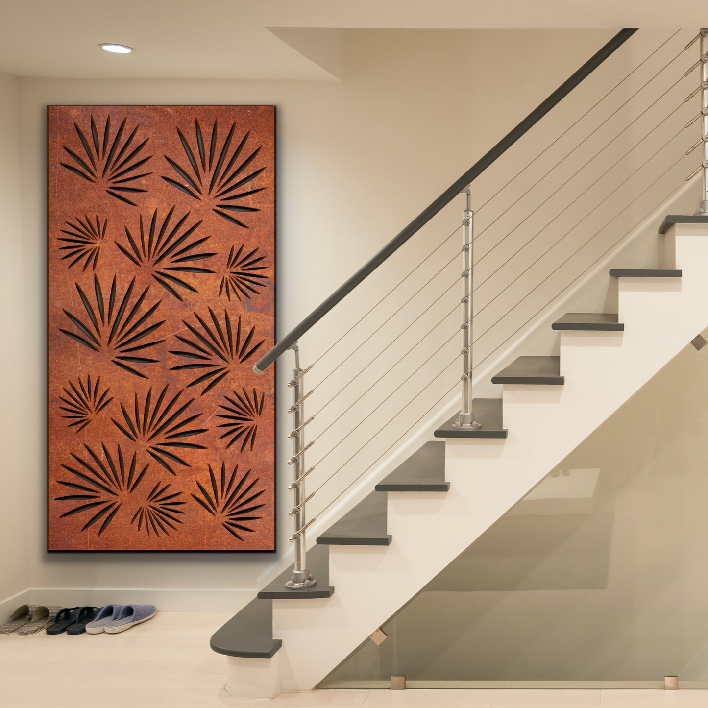 Nature scenery Rust Metal Sign