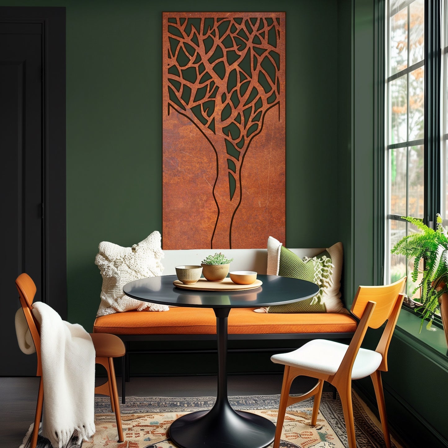 Nature scenery Rust Metal Sign