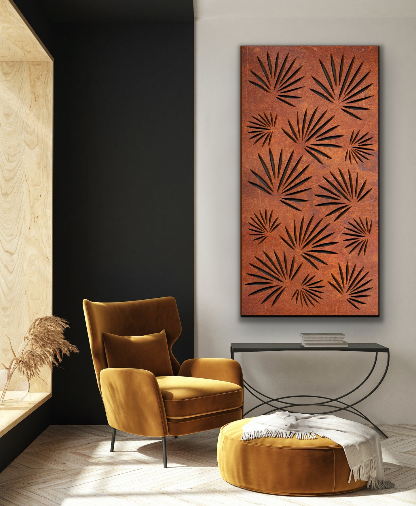 Nature scenery Rust Metal Sign