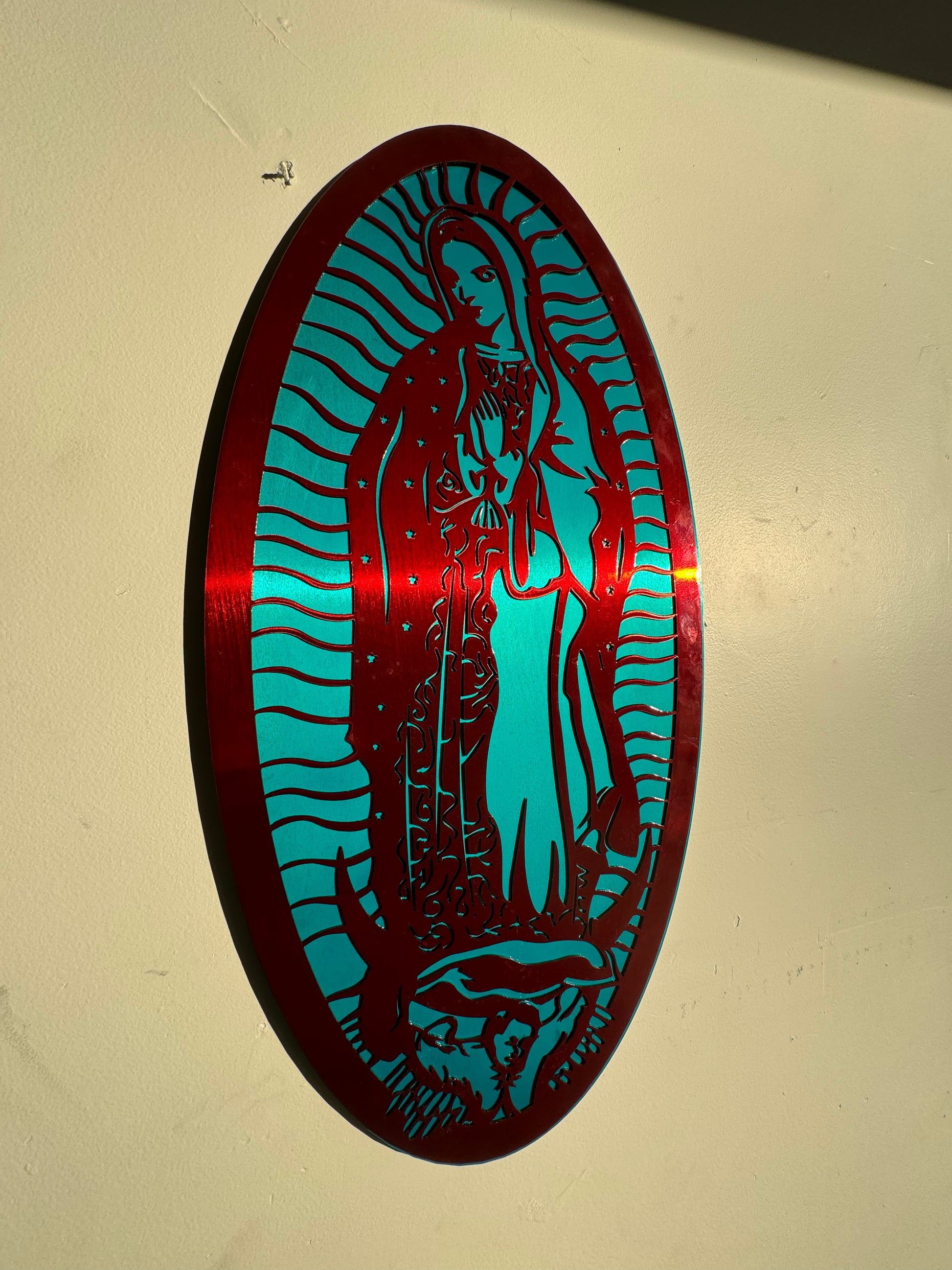 Metal Designz Our Lady Of Guadalupe Virgen De Guadalupe Metal Powder Coated Catholic ...