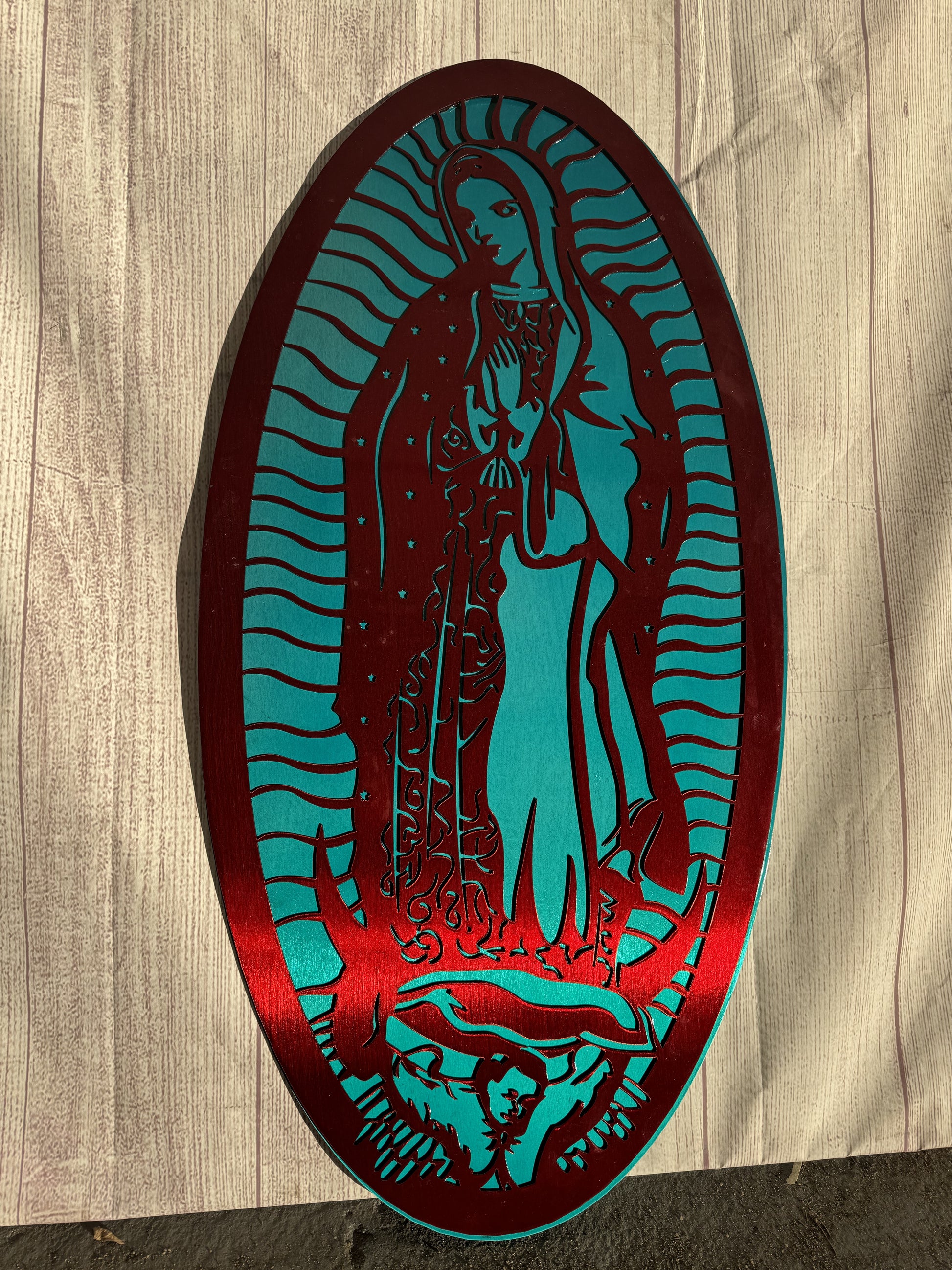 Metal Designz Our Lady Of Guadalupe Virgen De Guadalupe Metal Powder Coated Catholic ...