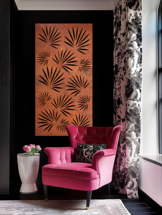 Nature scenery Rust Metal Sign