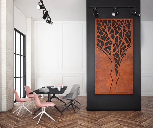 Nature scenery Rust Metal Sign