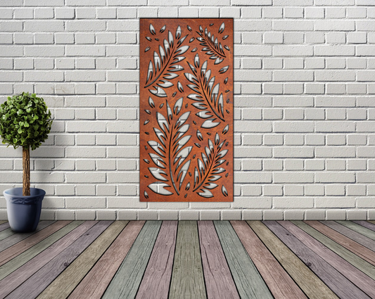 Nature scenery Rust Metal Sign