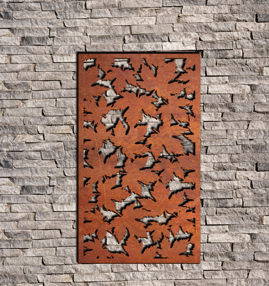 Nature scenery Rust Metal Sign