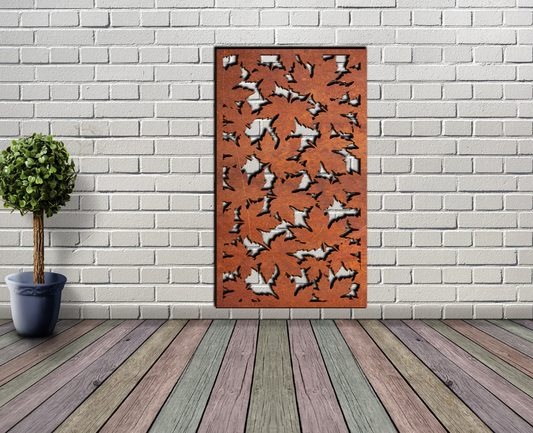 Nature scenery Rust Metal Sign