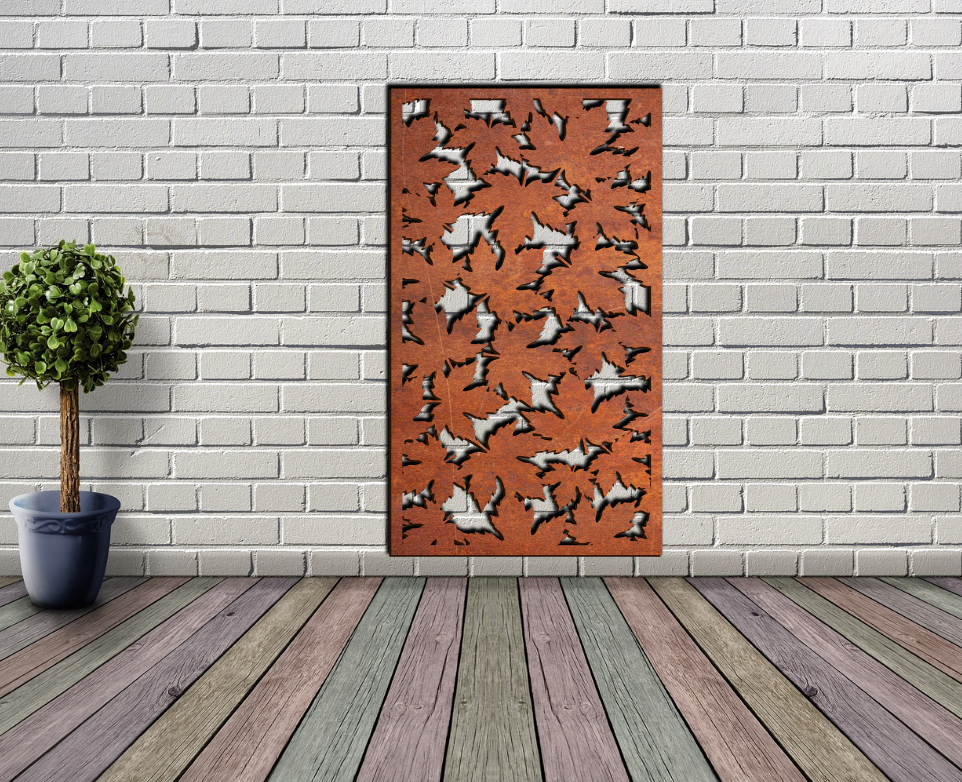 Nature scenery Rust Metal Sign