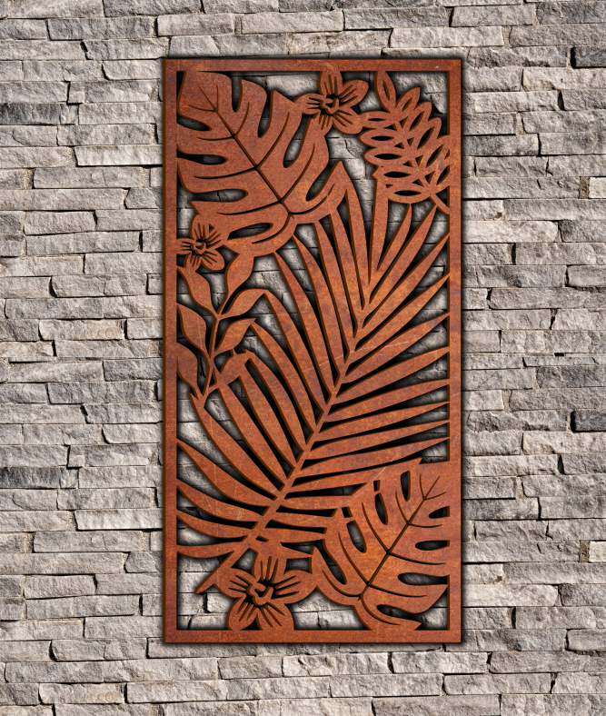 Nature scenery Rust Metal Sign