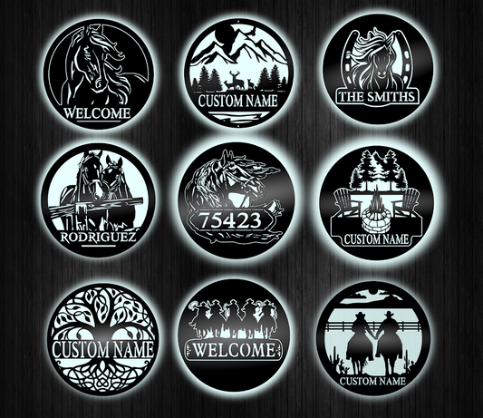 Custom Led Sign Metal Signs 🎁 Ideal for any occasions!